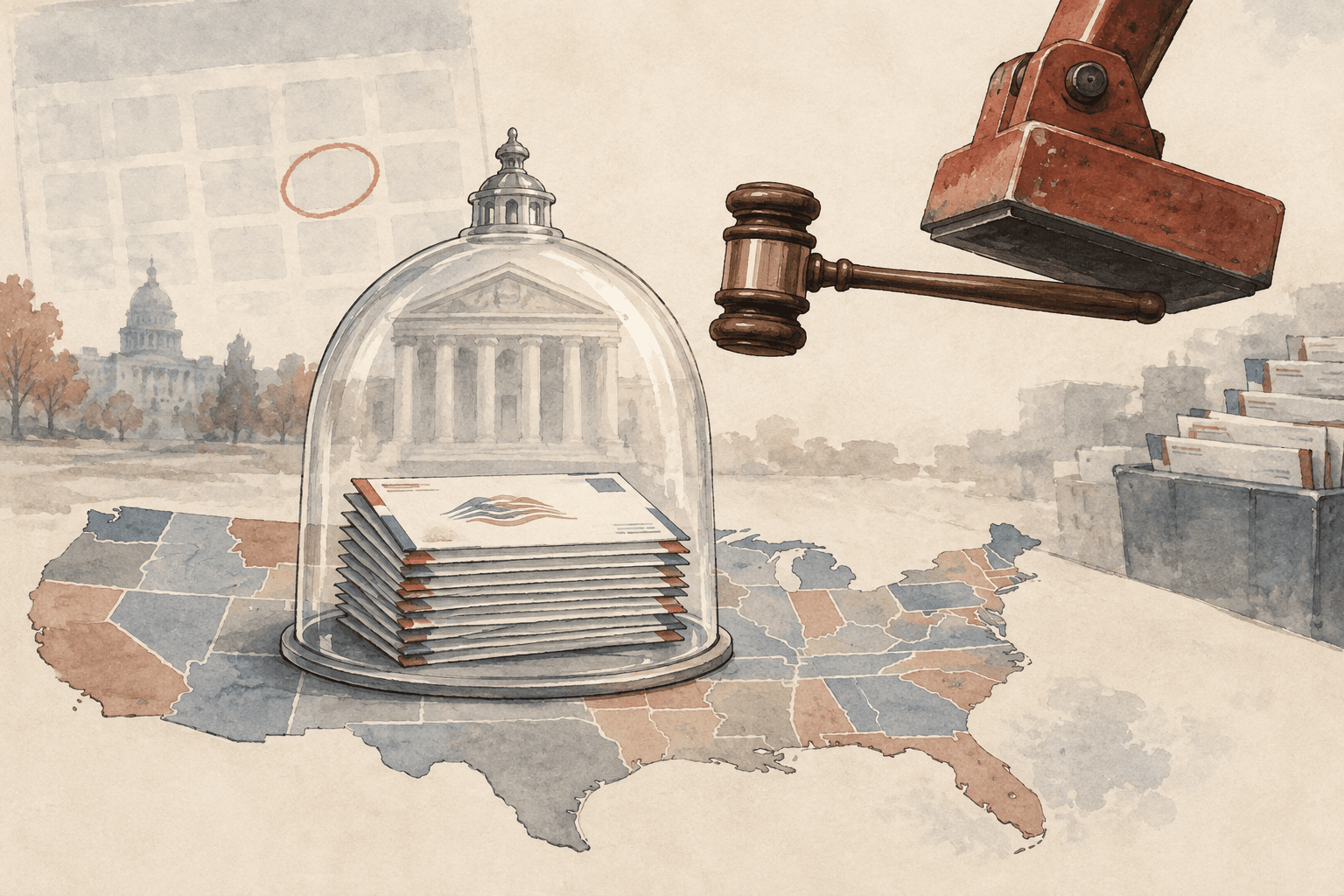 Supreme Court keeps Trump mail-ballot rules blocked as states race toward Nov. 3